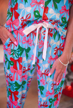 Load image into Gallery viewer, Jingle Bows Ruffle Pajama Set