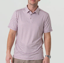Load image into Gallery viewer, Performance Texas White & Maroon Polo