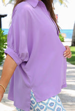 Load image into Gallery viewer, Sutton Lavender Button Top