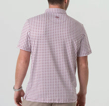 Load image into Gallery viewer, Performance Texas White & Maroon Polo