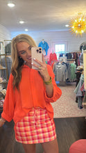 Load image into Gallery viewer, Sloane Neon Coral Button Down
