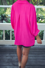Load image into Gallery viewer, Sloane Button Up Pink Top