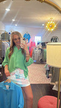 Load image into Gallery viewer, Sloane Neon Lime Button Down Top
