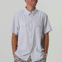 Load image into Gallery viewer, Performance Light Grey Western Shirt