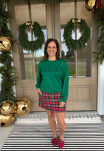 Load image into Gallery viewer, Red Christmas Plaid Skort