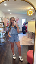 Load image into Gallery viewer, Dusty Blue Scalloped Set
