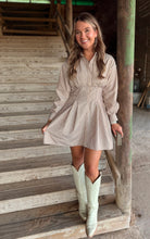 Load image into Gallery viewer, Coco &amp; Blue Pin Stripe Dress
