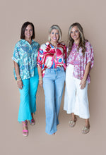 Load image into Gallery viewer, Pink Design Summer Top
