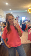 Load image into Gallery viewer, Allie Gathered Bright Pink Top
