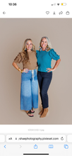 Load image into Gallery viewer, Denim Wide Leg Ombre Tie Jeans
