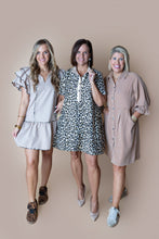 Load image into Gallery viewer, Cheetah Layered Ruffle Dress
