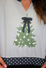 Load image into Gallery viewer, Polka Dot Tree Pullover Top
