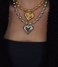 Load image into Gallery viewer, Chunky Silver Bubble Heart
