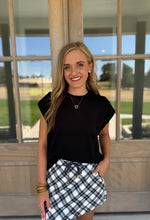 Load image into Gallery viewer, Midnight Plaid Skort
