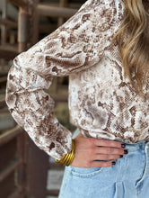 Load image into Gallery viewer, Snakeskin Long Sleeve
