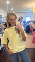Load image into Gallery viewer, Allie Gathered Yellow Top
