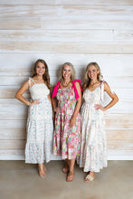 Load image into Gallery viewer, Dusty Pink Floral Eyelet Dress

