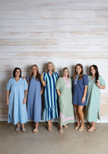 Load image into Gallery viewer, Bella Blue Bow Stripe Dress

