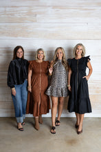 Load image into Gallery viewer, Black Bow Silk Top
