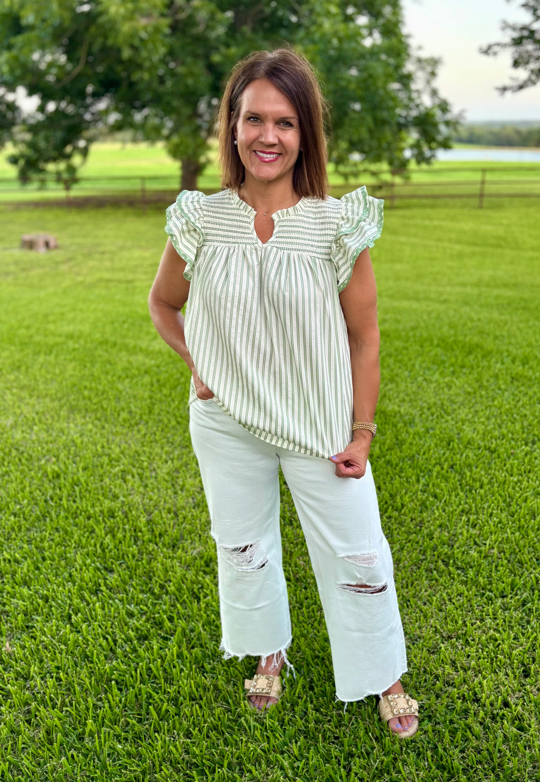 Vervet High Rise Crop Wide Jeans