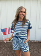 Load image into Gallery viewer, Basic Blue &amp; White Stripe Set
