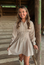 Load image into Gallery viewer, Coco &amp; Blue Pin Stripe Dress
