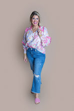 Load image into Gallery viewer, Pink Floral Easter Top
