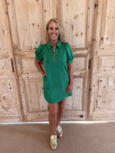 Load image into Gallery viewer, Lindsey Green Scalloped Everyday Dress
