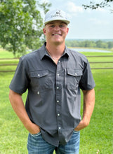 Load image into Gallery viewer, Black Pearl Snap Western Pocket Cowboy Fit
