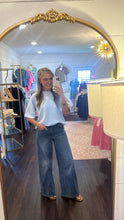 Load image into Gallery viewer, Allie Gathered Baby Blue Top
