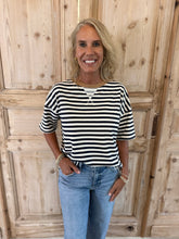 Load image into Gallery viewer, Cassie Navy Stripe Top
