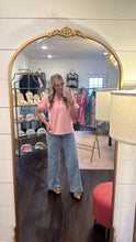 Load image into Gallery viewer, Pink &amp; Cream Stripe Top
