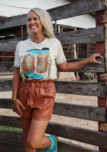Load image into Gallery viewer, Brown Leather Shorts
