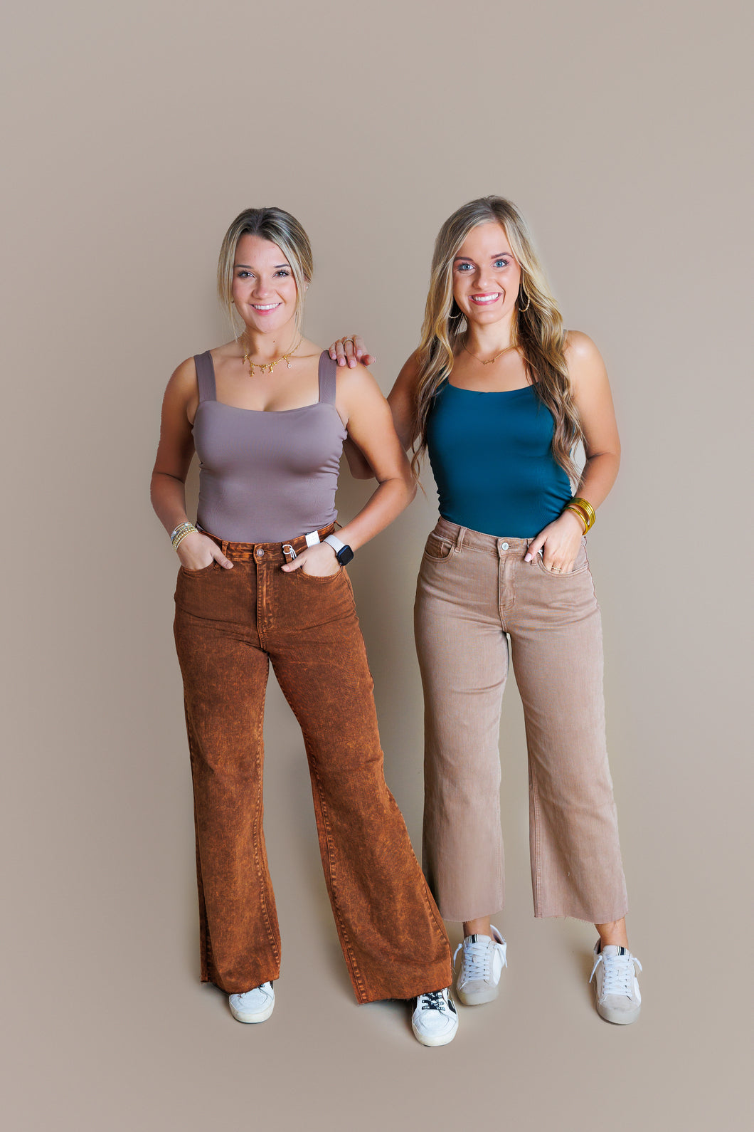 Cropped Hunter Green Top