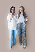 Load image into Gallery viewer, Taupe Striped Long Sleeve Shirt
