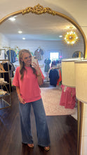 Load image into Gallery viewer, Allie Gathered Bright Pink Top

