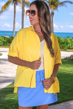 Load image into Gallery viewer, Sutton Yellow Button Down Top

