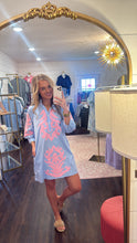 Load image into Gallery viewer, Blue Pearl Design Dress
