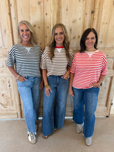 Load image into Gallery viewer, Cassie Red Stripe Top
