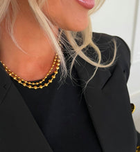 Load image into Gallery viewer, XL Gold Beaded Layered Necklace

