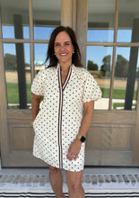 Load image into Gallery viewer, Ashlyn Brown Polka Dot Dress
