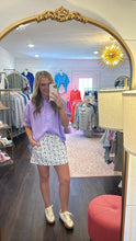Load image into Gallery viewer, Sutton Lavender Button Top
