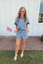 Load image into Gallery viewer, Basic Blue &amp; White Stripe Set
