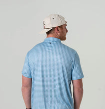 Load image into Gallery viewer, Performance Texas Light Blue Polo
