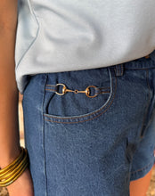 Load image into Gallery viewer, Dark Denim Bit Short
