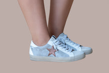 Load image into Gallery viewer, Paula Taupe Denim Shu Shop Sneaker
