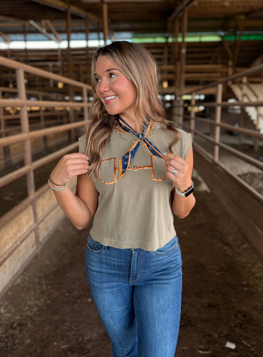 Brown Bit Tee