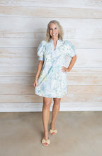 Load image into Gallery viewer, Blue Spring Floral Dress
