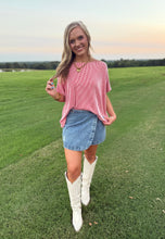 Load image into Gallery viewer, Red Ribbed Top
