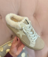 Load image into Gallery viewer, Shu Shop Taupe Suede Slip On Sneaker
